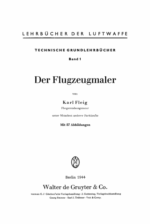 Cover image for book Der Flugzeugmaler