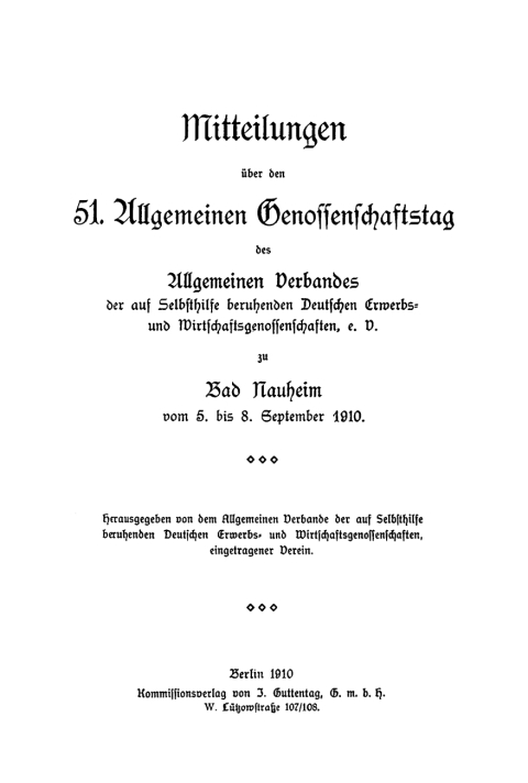 Cover image for book Bad Nauheim, vom 5. bis 8. September 1910