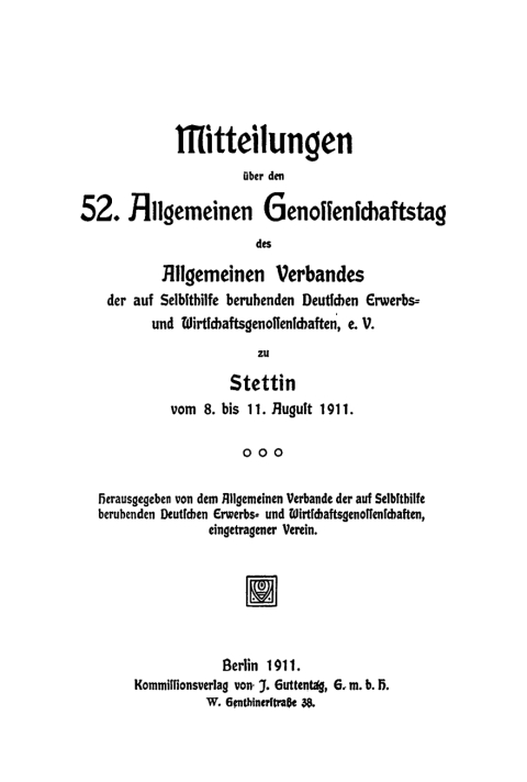 Cover image for book Stettin, vom 8. bis 11. August 1911