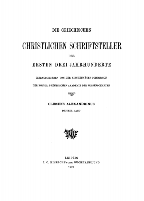 Cover image for book Stromata. Buch VII und VIII
