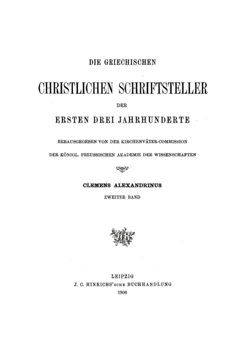 Cover image for book Stromata Buch I-VI