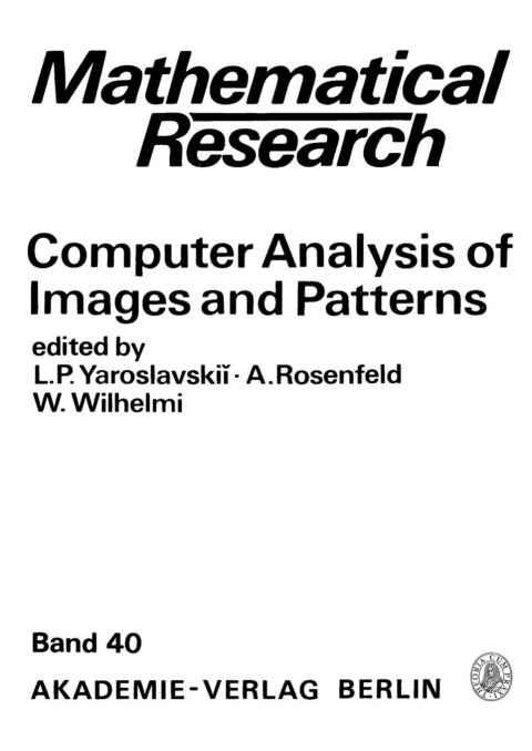 Cover image for book Computer Analysis of Images and Patterns