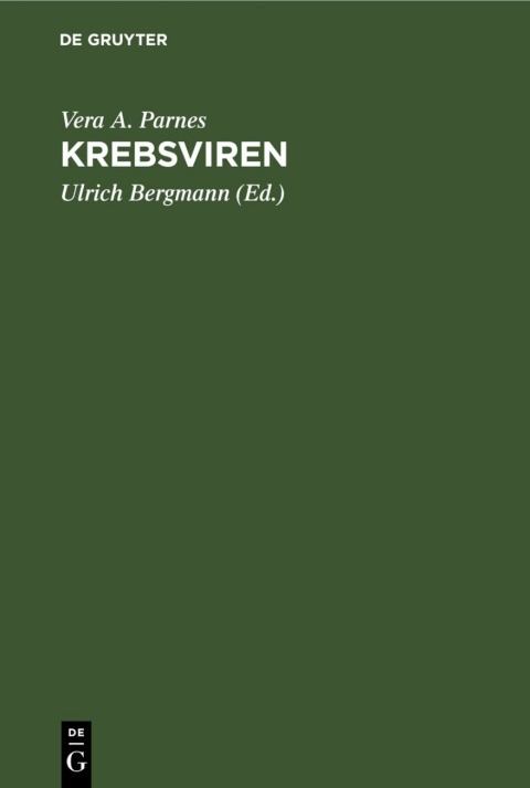 Cover image for book Krebsviren