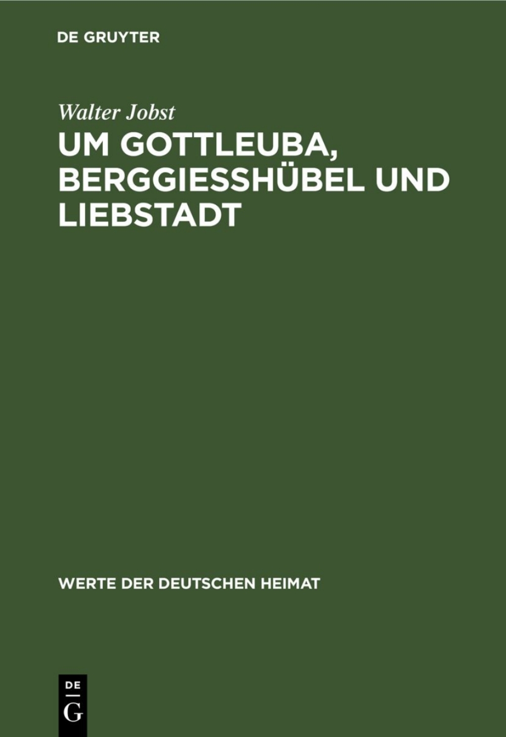 Page Fidelity Um Gottleuba, Berggiesshübel und Liebstadt; $148.73