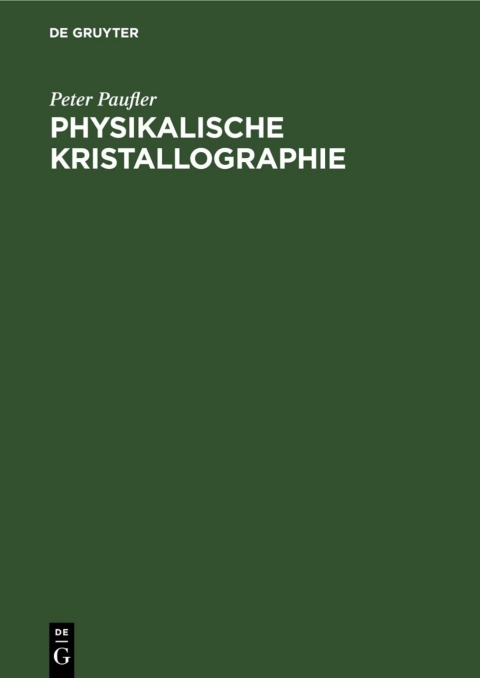 Cover image for book Physikalische Kristallographie