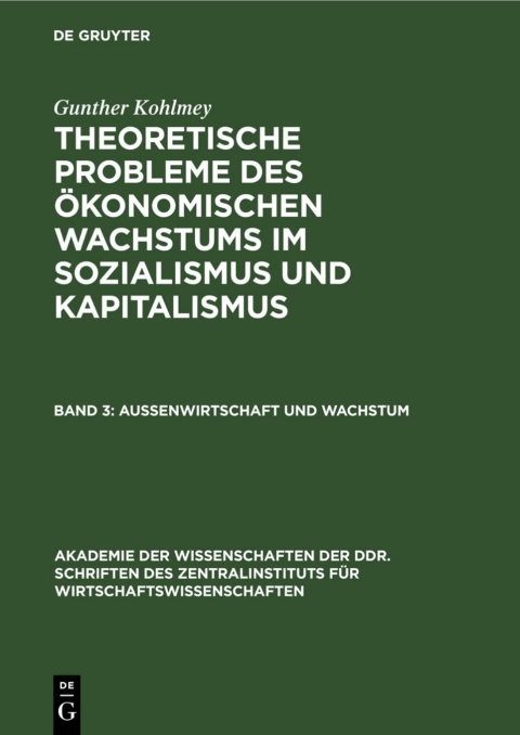 Cover image for book Außenwirtschaft und Wachstum
