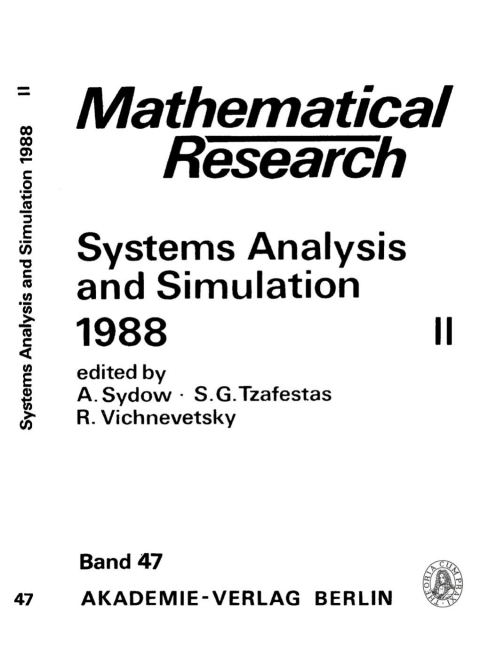 Cover image for book Systems Analysis and Simulation 1988, II