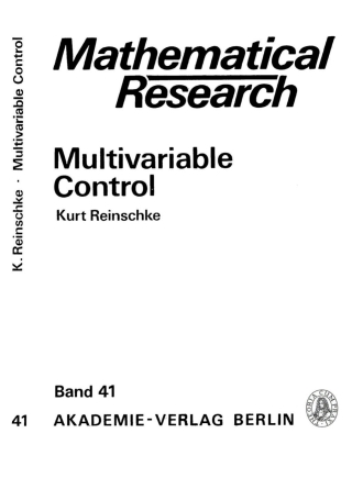 Multivariable Control