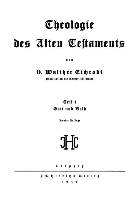 Cover image for book Gott und Volk