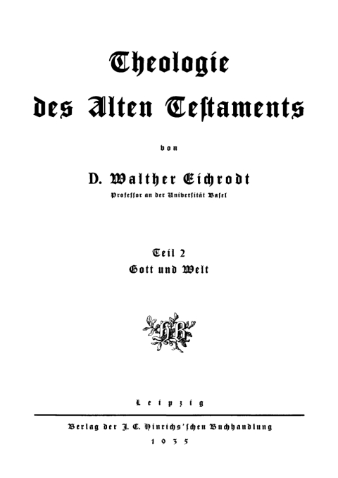 Cover image for book Gott und Welt
