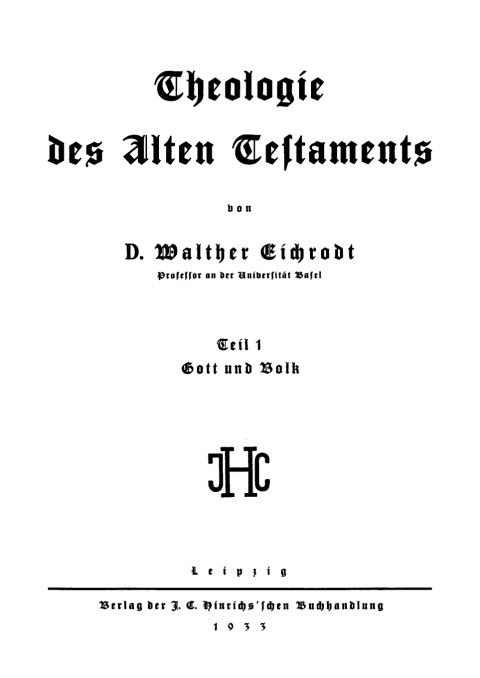Cover image for book Gott und Volk
