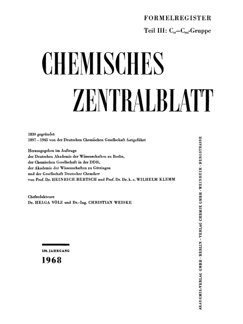Cover image for book 1968, Teil 3: C16–C562 - Gruppe