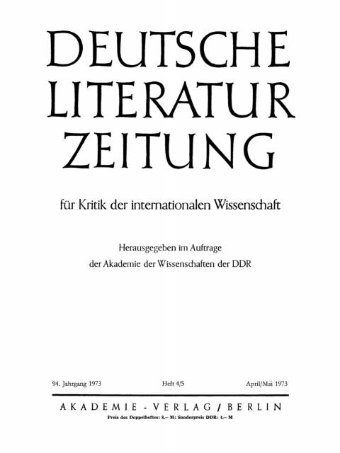 Cover image for book April/Mai