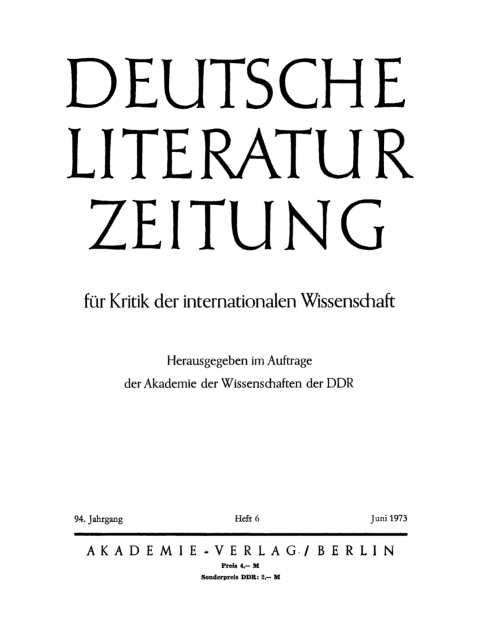 Cover image for book Juni 1973