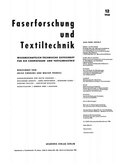 Cover image for book Dezember 1968