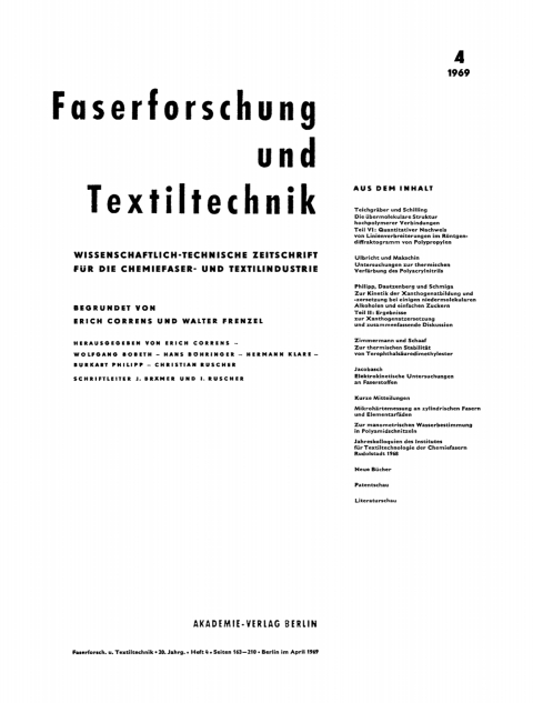 Cover image for book April 1969