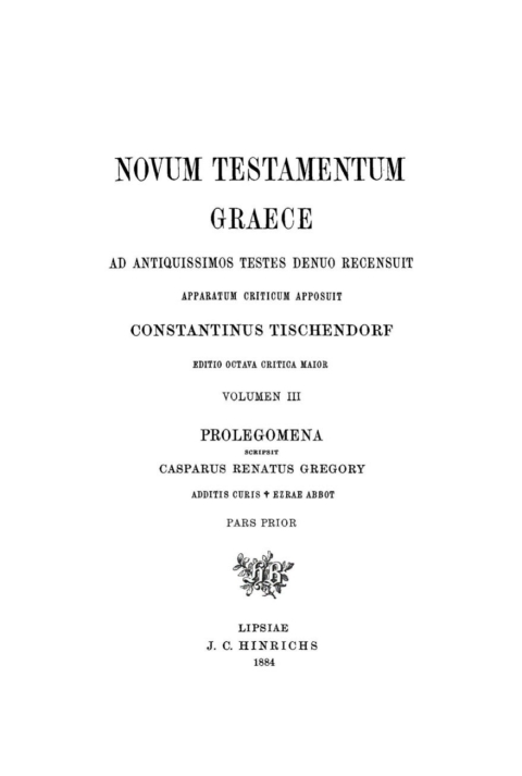 Cover image for book Prolegomena, Pars Prior