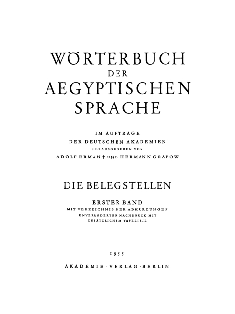 Cover image for book Die Belegstellen, Band 1(Tafelteil)