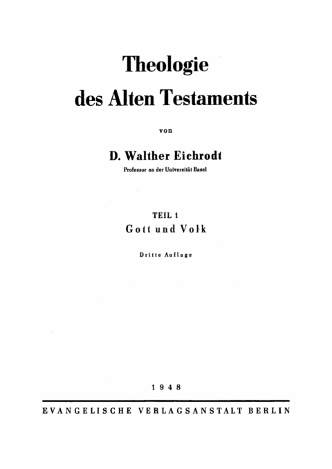 Cover image for book Gott und Volk