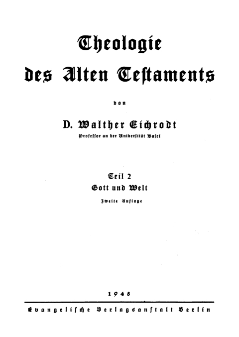 Cover image for book Gott und Welt