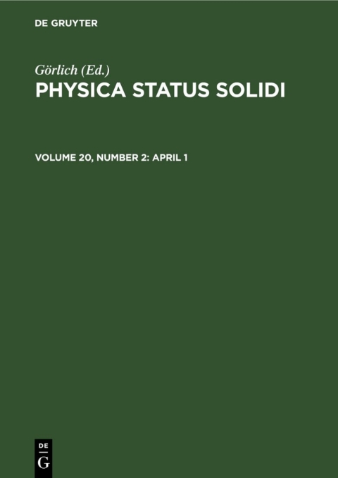 Cover image for book April 1