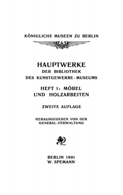 Cover image for book Möbel und Holzarbeiten