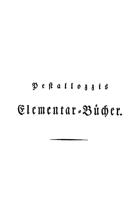 Cover image for book Johann Heinrich Pestalozzi: Anschauungslehre der Zahlenverhältnisse. Heft 1