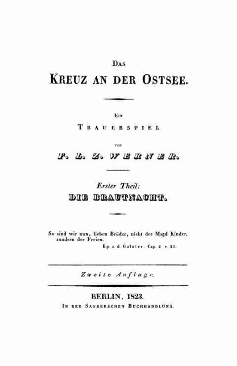 Cover image for book Das Kreuz an der Ostsee, Teil 1: Die Brautnacht