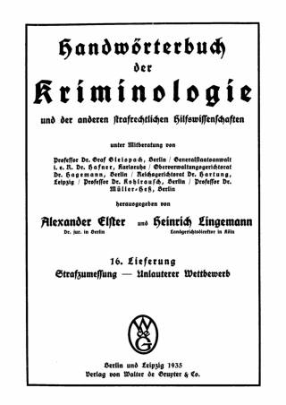 Strafzumessung – Unlauterer Wettbewerb
