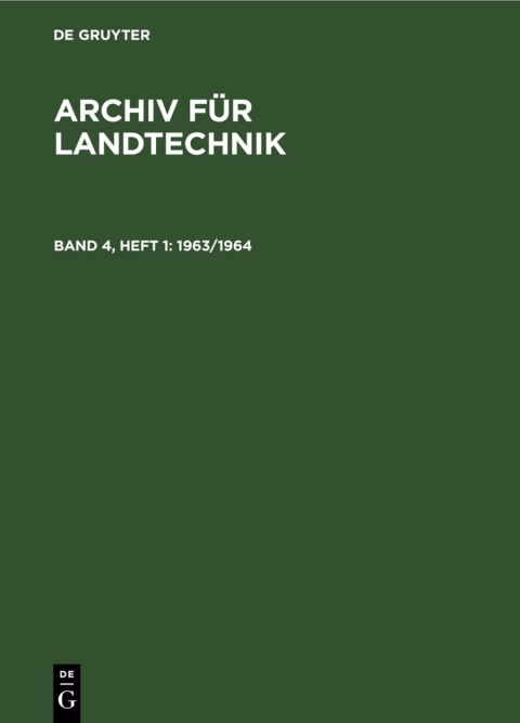 Cover image for book 1963/1964
