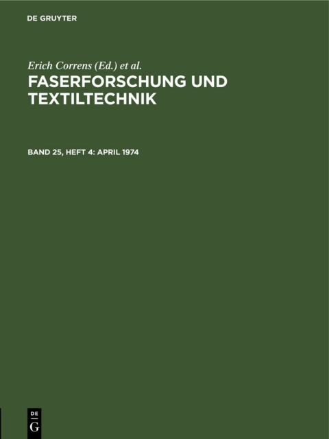Cover image for book April 1974