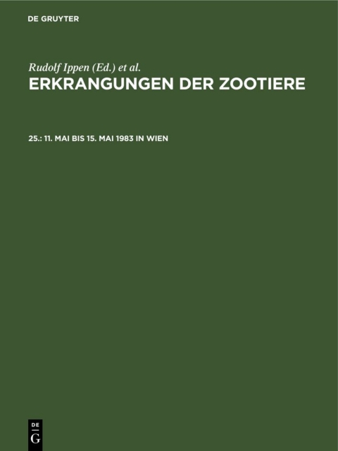 Cover image for book 11. Mai bis 15. Mai 1983 in Wien