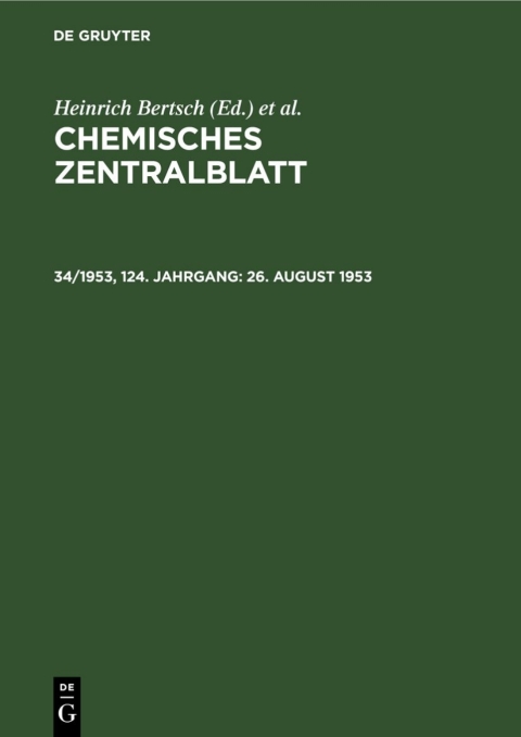 Cover image for book 26. August 1953