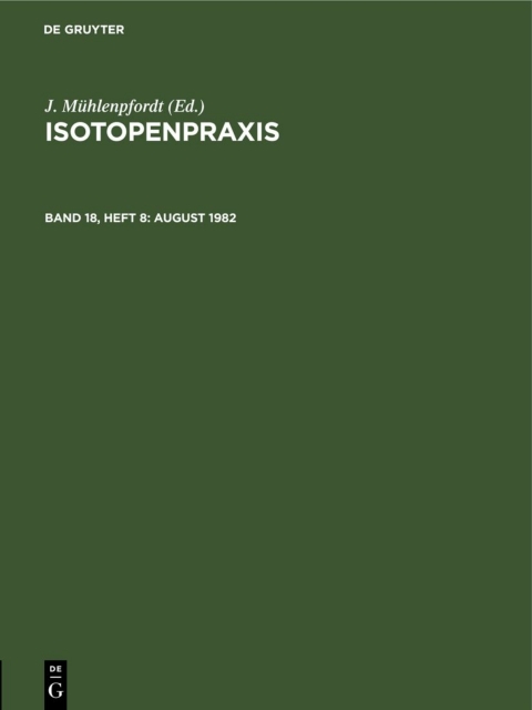 Cover image for book August 1982