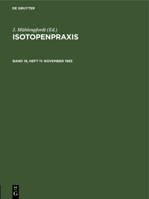Cover image for book November 1983