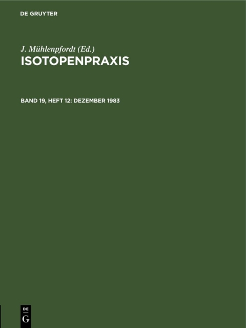 Cover image for book Dezember 1983