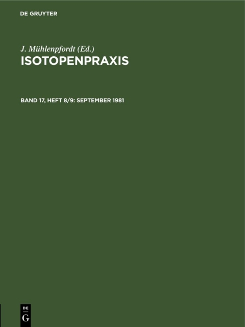 Cover image for book September 1981