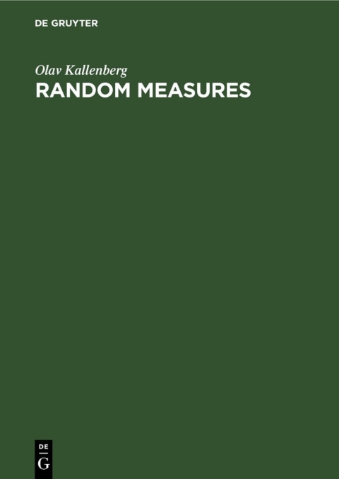 Cover image for book Random Measures