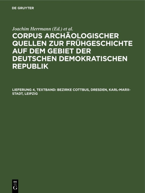 Cover image for book Bezirke Cottbus, Dresden, Karl-Marx-Stadt, Leipzig