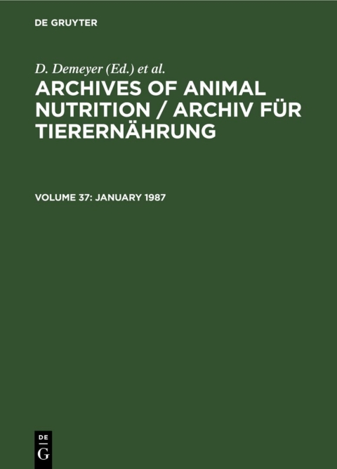Cover image for book January 1987