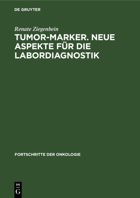 Cover image for book Tumor-Marker. Neue Aspekte für die Labordiagnostik