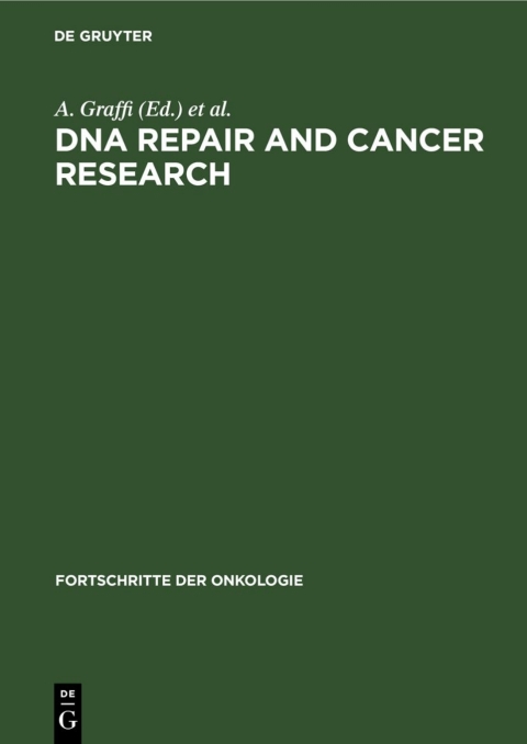Cover image for book DNA Repair and Cancer Research