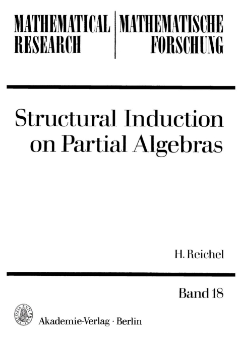 Cover image for book Structural Induction on Partial Algebras, II