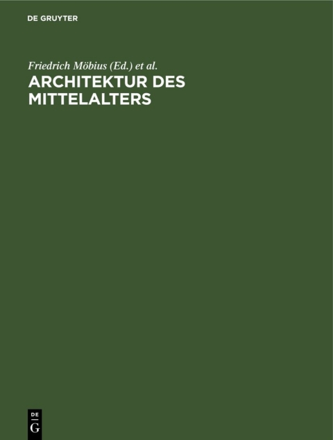 Cover image for book Architektur des Mittelalters