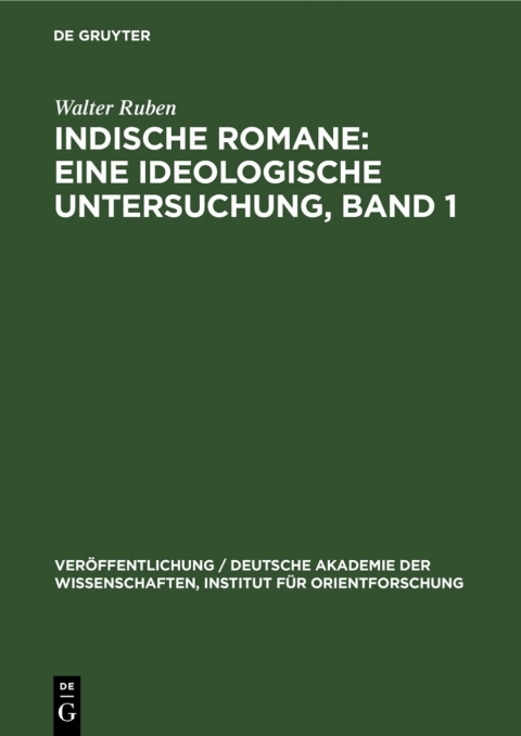 Cover image for book Einige Romane Bankim Chatterjees und Rabindranath Tagores