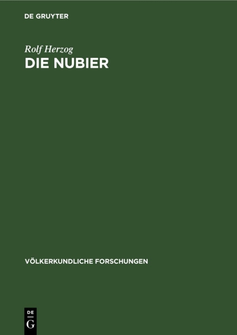 Cover image for book Die Nubier