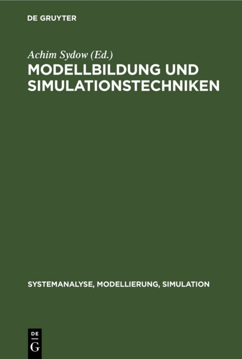 Cover image for book Modellbildung und Simulationstechniken
