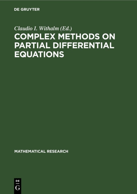 Cover image for book Complex Methods on Partial Differential Equations