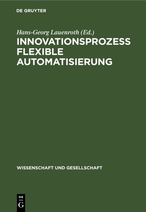 Cover image for book Innovationsprozeß flexible Automatisierung