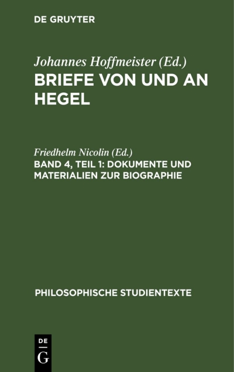 Cover image for book Dokumente und Materialien zur Biographie